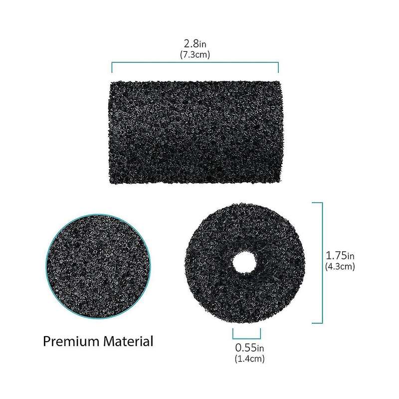 12 Pack 9-100-3105 High Density Pool Cleaner Sweep Hose Tail Scrubber Replacement for 180 280 360 3