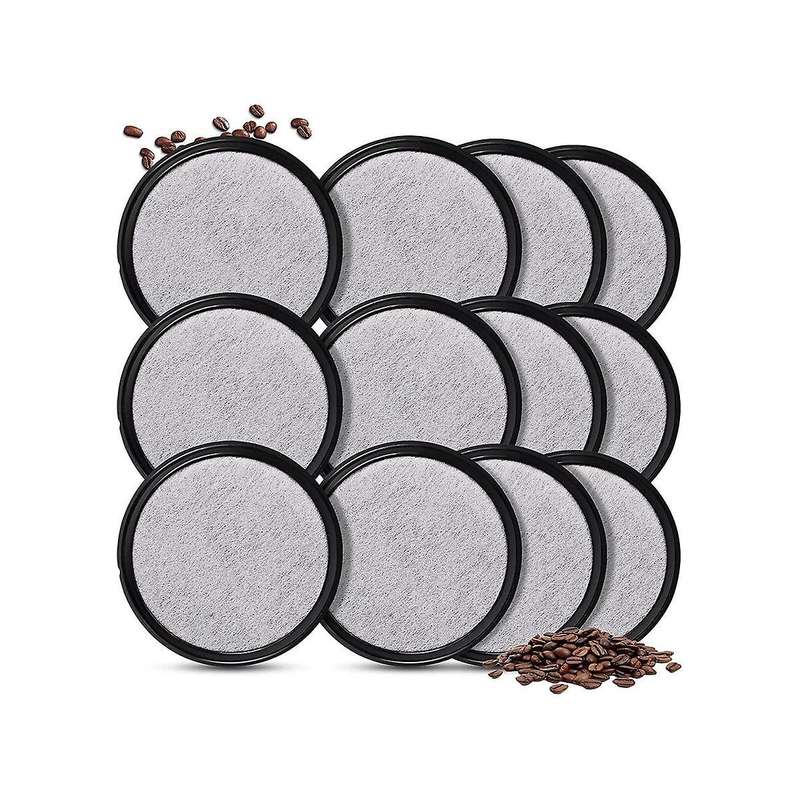 12 Pack Coffee Maker Water Filters Compatible for Coffee , Replacement Charcoal Water Filters
