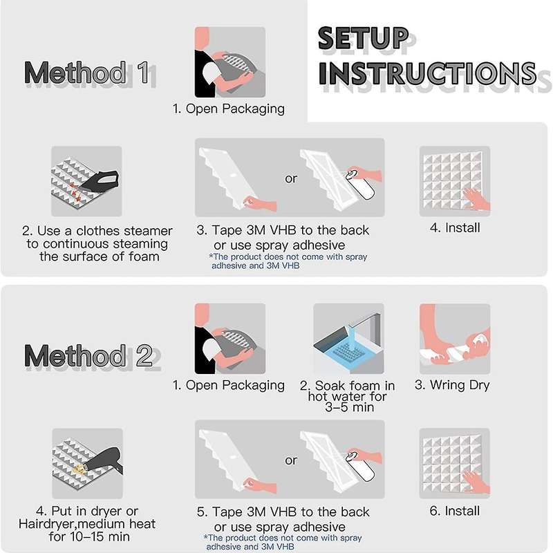 12 Pack Acoustic Panels,sound Proof Foam Panels,studio Soundproofing ,wall Reduce Noise Foam,for Mu