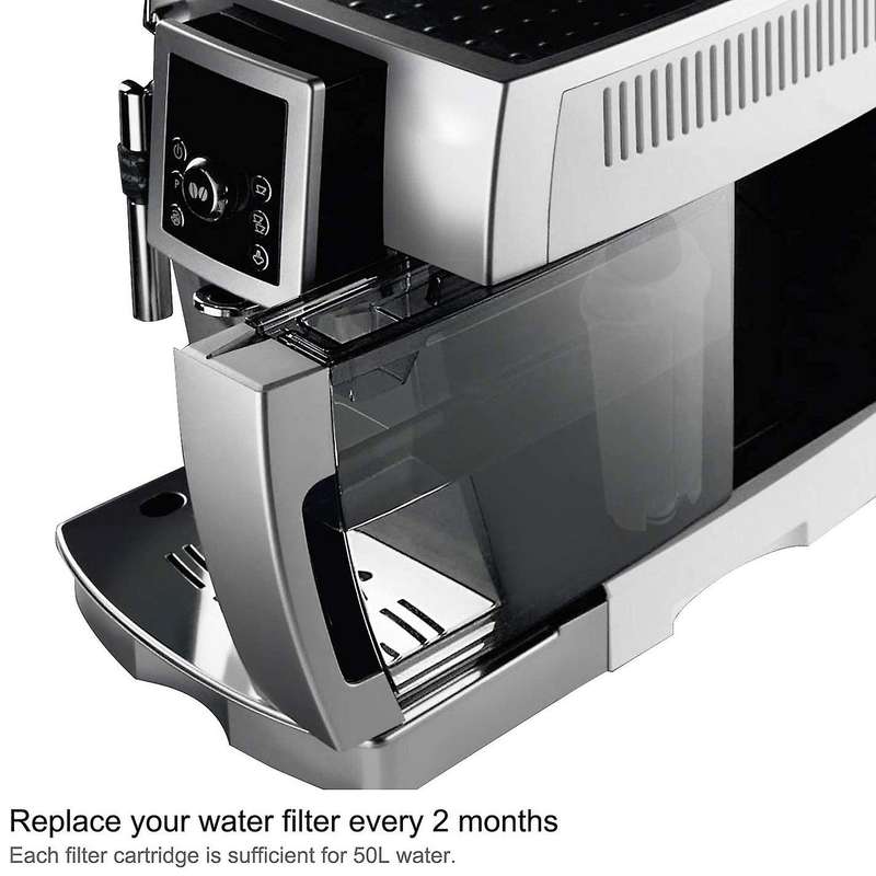 12 Pack Coffee Machine Water Filter for DLSC002 Filter Compatible with ECAM, , EC680, EC800