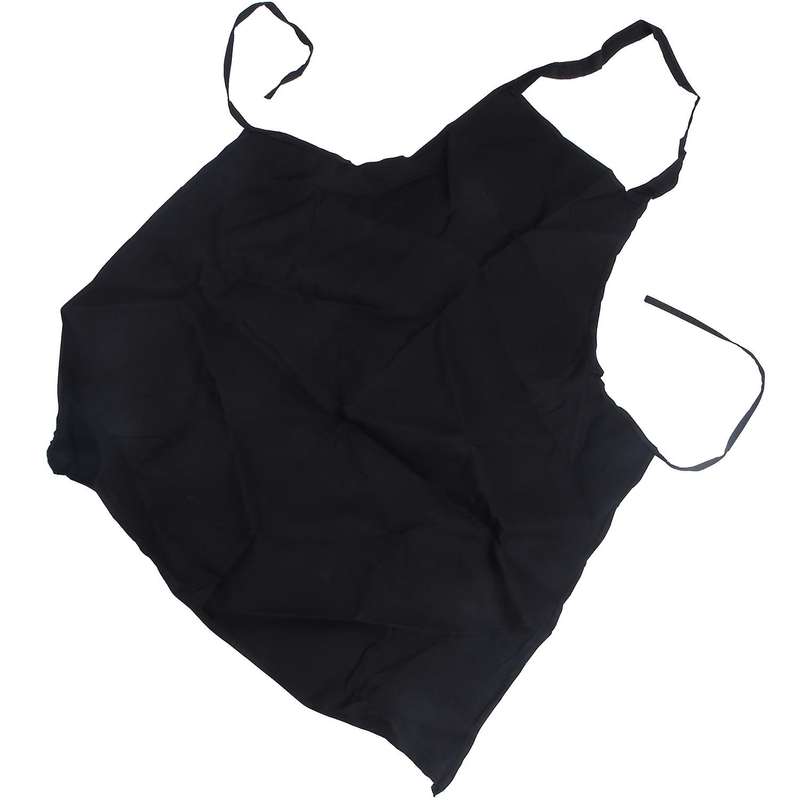 12 Pack Bib Apron - Unisex Black Apron Bulk with 2 Roomy Pockets Machine Washable for Kitchen Craft