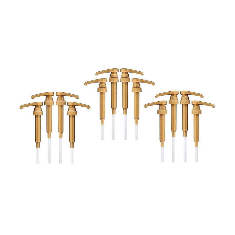 12 Pack Coffee Milk Tea Dispenser Syrup Pump Liquid Dispenser for Syrup Dispenser Pump