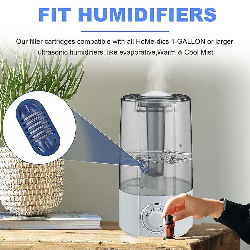 12 Pack Demineralization Cartridge Filter for Humidifier Compatible With