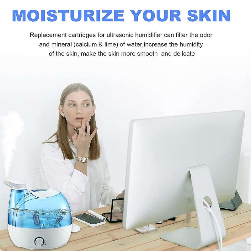 12 Pack Demineralization Cartridge Filter for Humidifier Compatible With