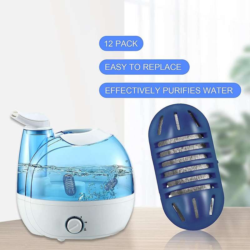 12 Pack Demineralization Cartridge Filter for Humidifier Compatible With