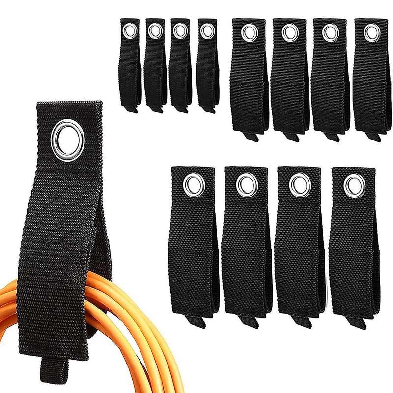 12 Pack Heavy-Duty Storage Strap, Extension Cord Holder Organizer for House, Basement, RV, Garage Ho