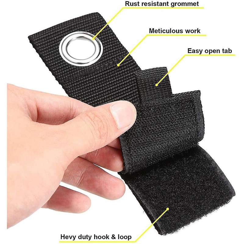 12 Pack Heavy-Duty Storage Strap, Extension Cord Holder Organizer for House, Basement, RV, Garage Ho