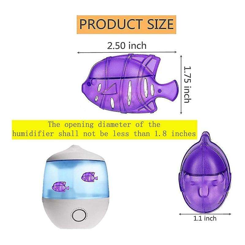 12 Pack Humidifier Cleaner, Universal Humidifier Tank Cleaner Fish, Humidifier Filter, Ultrasonic W