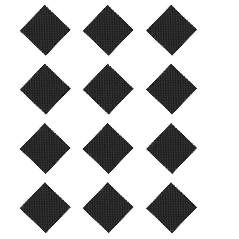 12 Pack Egg Crate Soundproof Foam Panels 1.2inch X 20inch X 20inch Acoustic Foam for Home & Pro Stud
