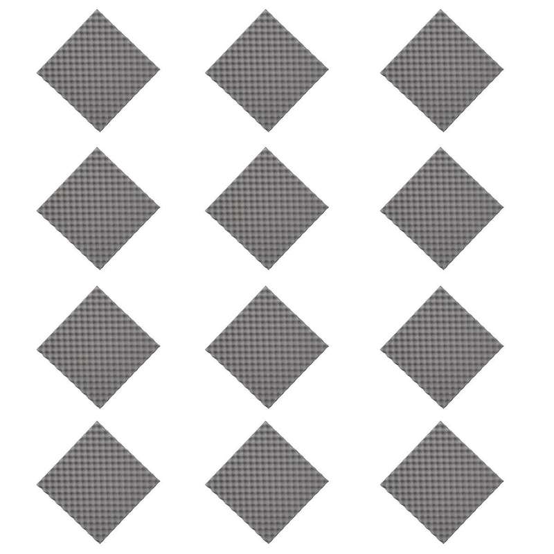 12 Pack Egg Crate Soundproof Foam Panels 1.2inch X 20inch X 20inch Acoustic Foam for Home & Pro Stud