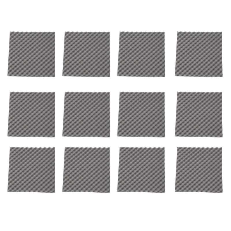 12 Pack Egg Crate Soundproof Foam Panels 1.2inch X 20inch X 20inch Acoustic Foam for Home & Pro Stud