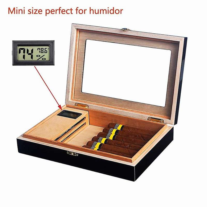 12 Pack Mini Small Digital Electronic Temperature Humidity Meters Gauge Indoor Thermometer Hygromete