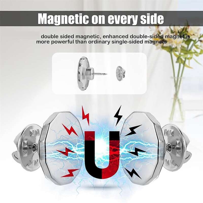 12 Pairs Curtain Magnets Closure, Shower Curtain Magnets Pins Curtain Fasteners Holdback Button for