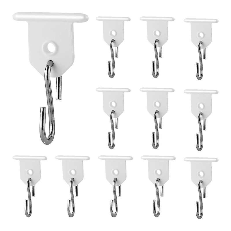 12 Pairs Rv Awning Light Holder, S Shaped Canopy Light Hooks for Outdoor Camping Tent Home Party