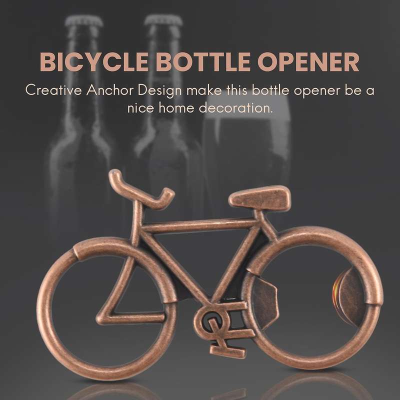 12 Pcs Bicycle Opener for Wedding Party Gift,metal Beer Opener Party Favors Gifts(antique )