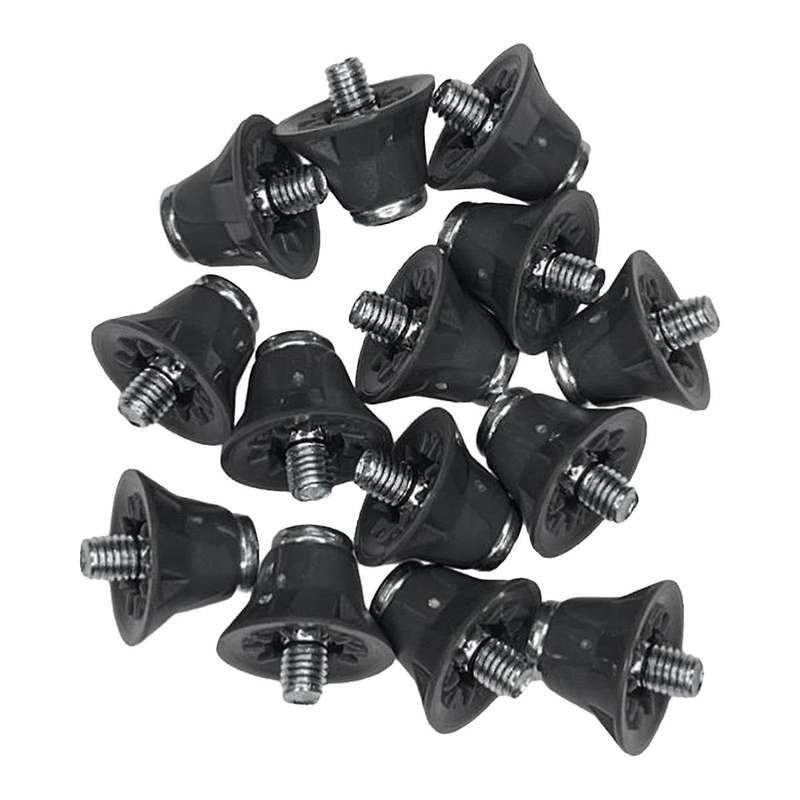 12 Pcs Football Boot Studs Rugby Studs Turf 13mm M5 Screw Shoes Spikes, Soccer Studs for Competition