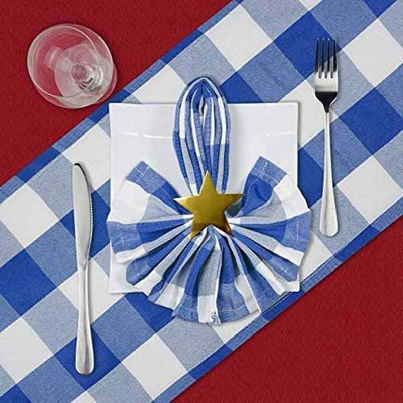 12 Pcs Five-Pointed Star Napkin Ring,Christmas Napkin Ring Suitable for Holiday Parties,Dinners,Wedd