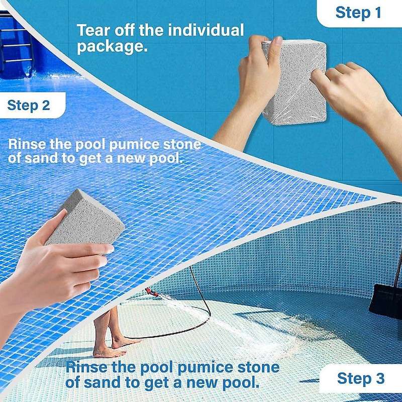 12 PCS Pools Pumice Stone,Pumice Stone for Pool Cleaning, Calcium Remover for Pool Tile,Pool Cleaner