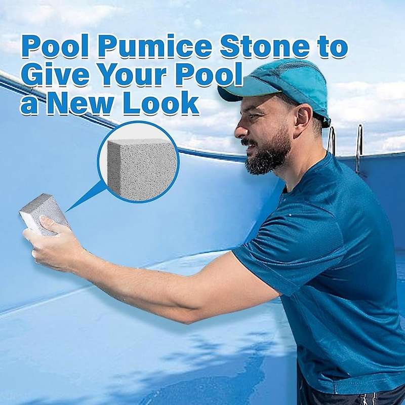 12 PCS Pools Pumice Stone,Pumice Stone for Pool Cleaning, Calcium Remover for Pool Tile,Pool Cleaner