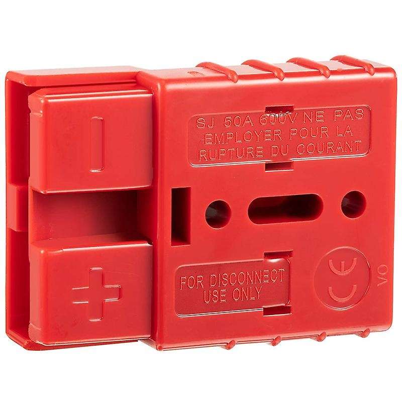 12 Pcs Red 6-10 Gauge Battery Quick Connector 50A 12-36V Battery Quick Disconnect Wire Harness Plug