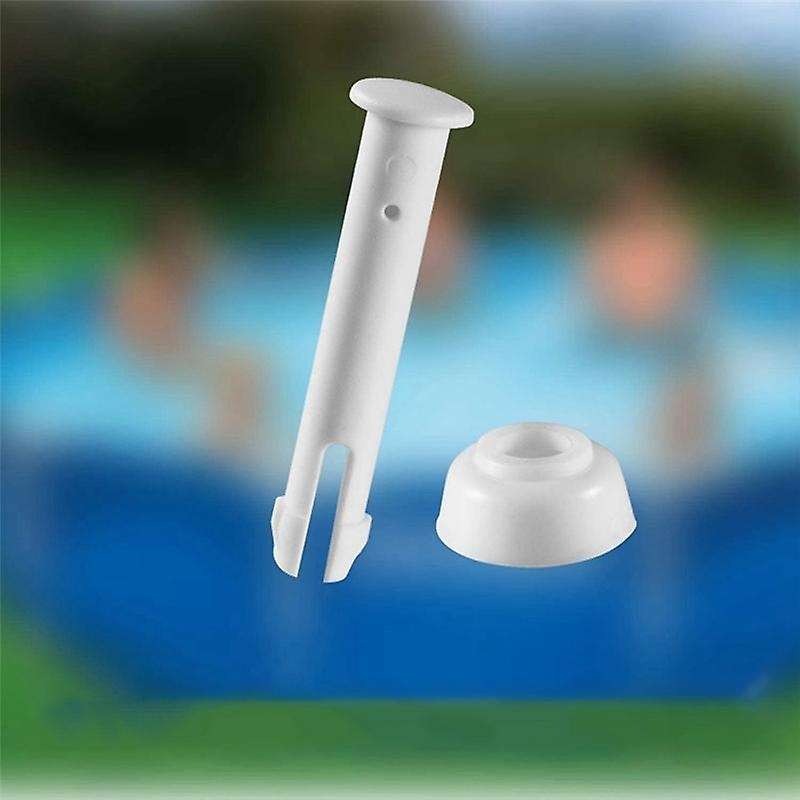 12 Pcs Plastic Pool Joint Pins & Rubber Seals for Above Ground Round Frame Swimming Pool Parts 2827