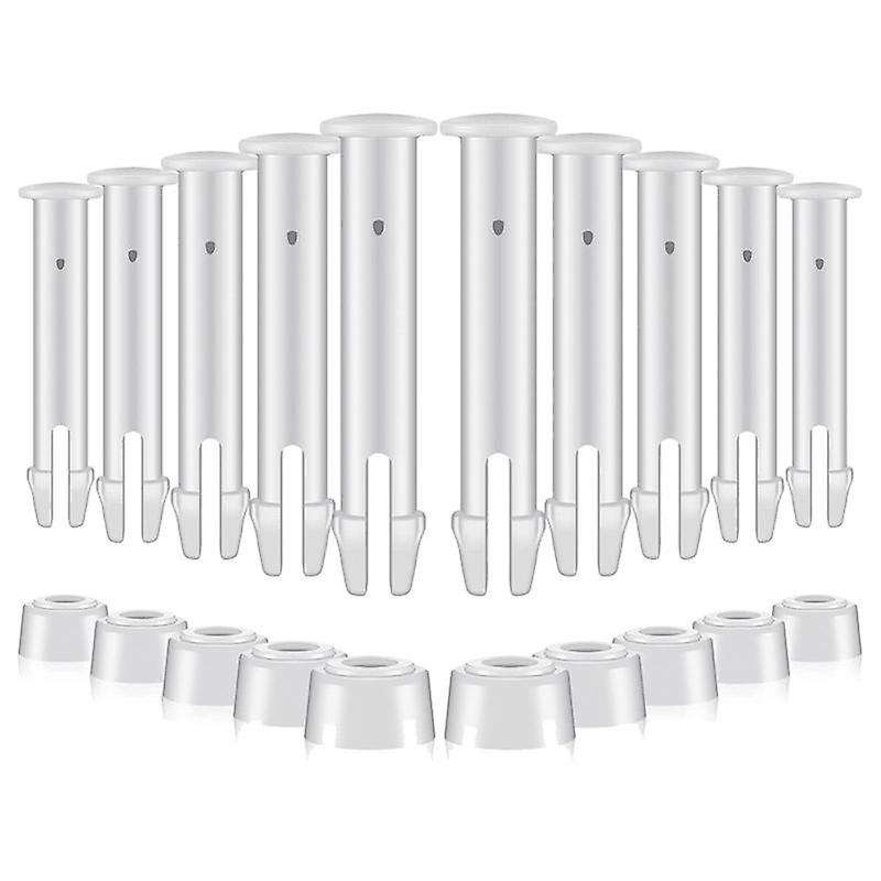 12 Pcs Plastic Pool Joint Pins & Rubber Seals for Above Ground Round Frame Swimming Pool Parts 2827