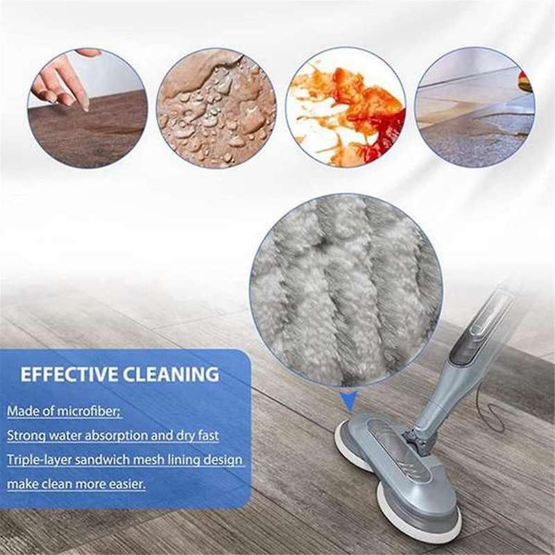 12 Pcs S7000 Steam Mop Pads for S7000amz S7000 S7001 S7001tgtseries Steam & Scrub All-in-one Hard Fl