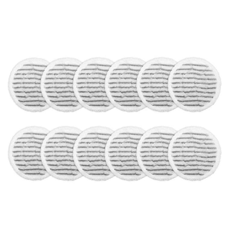 12 Pcs S7000 Steam Mop Pads for S7000amz S7000 S7001 S7001tgtseries Steam & Scrub All-in-one Hard Fl