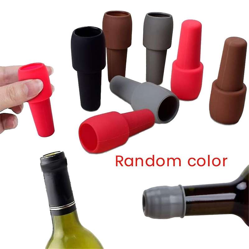 12 PCS Wine Stoppers for Wine Bottles, Reusable Sparkling Wine Bottle Stopper Wine Sealer for Wine B