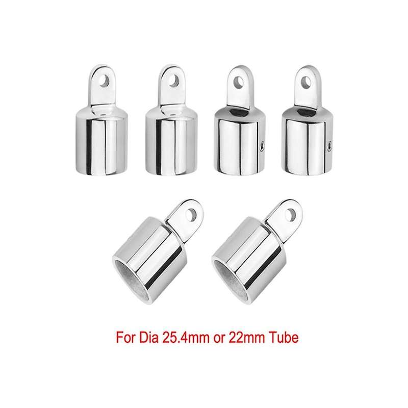 12 Pcs Universal Gable Cap Set Set Yacht Roof Awning Mounting Bracket Accessories for 25.4 Mm