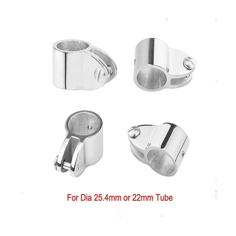 12 Pcs Universal Gable Cap Set Set Yacht Roof Awning Mounting Bracket Accessories for 25.4 Mm