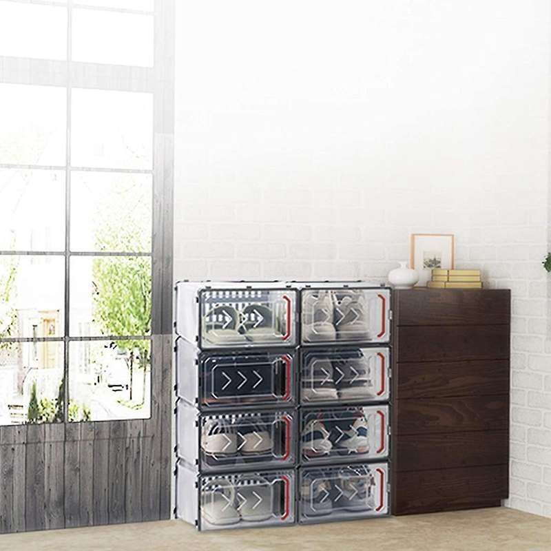 12 Pieces Shoe Storage Box,Stackable Shoe Box,Storage Box,with Lid,Waterproof Sneaker Storage,for Me
