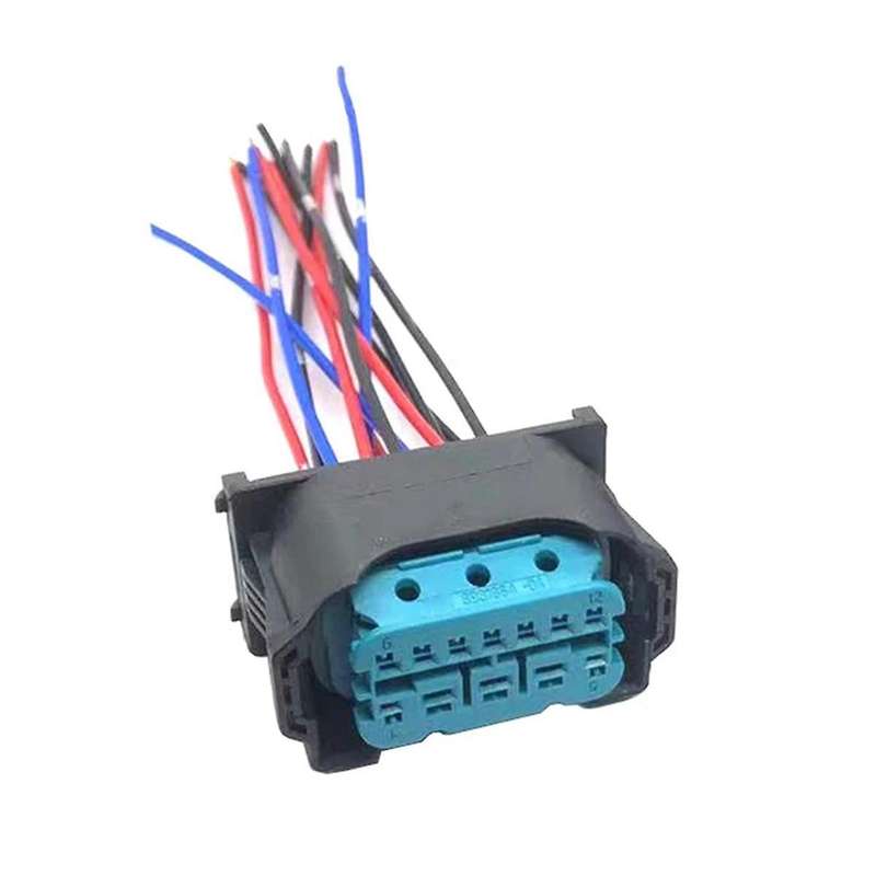 12 Way LED Lamp Headlight Plug Pigtail for X1 X3 X5 F15 X6 F01 F02 E63 E64 E90 Head Light Connector