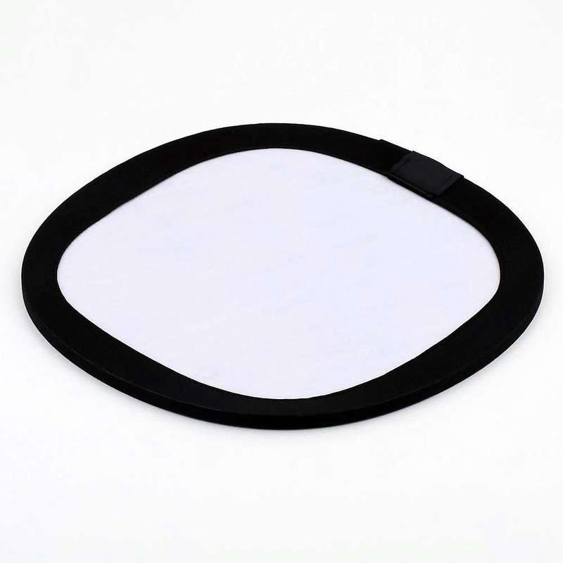 12 X 12 Inch (30 X 30 Cm) White Balance 18% Gray Reference Reflector Card with Carry BagFolded Ve
