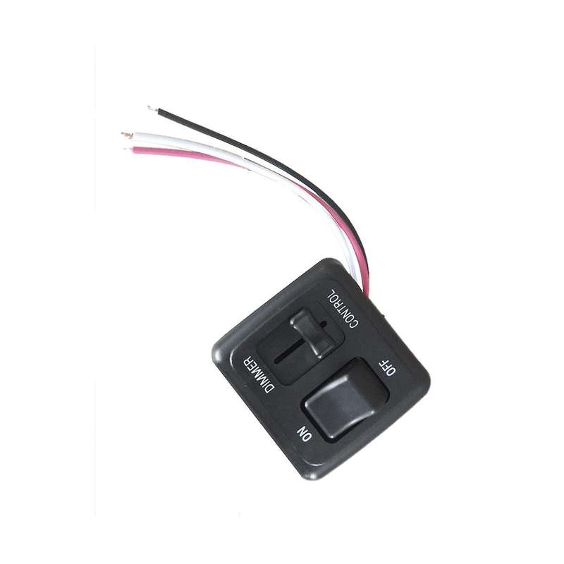 12 Volt DC Dimmer Switch for LED, Halogen, Incandescent - RV, Auto, Truck, Marine, and Strip Lightin