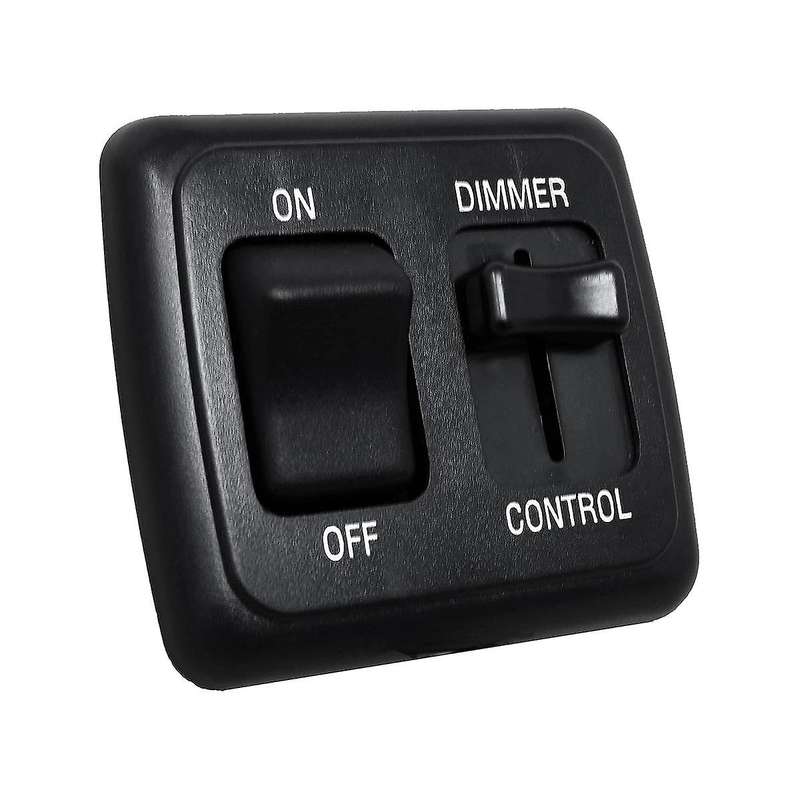 12 Volt DC Dimmer Switch for LED, Halogen, Incandescent - RV, Auto, Truck, Marine, and Strip Lightin