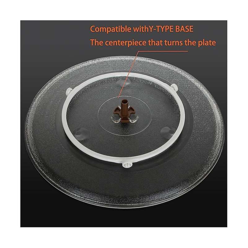 12.5 Inch Universal Glass Plate Glass Turntable Plate Replacement For