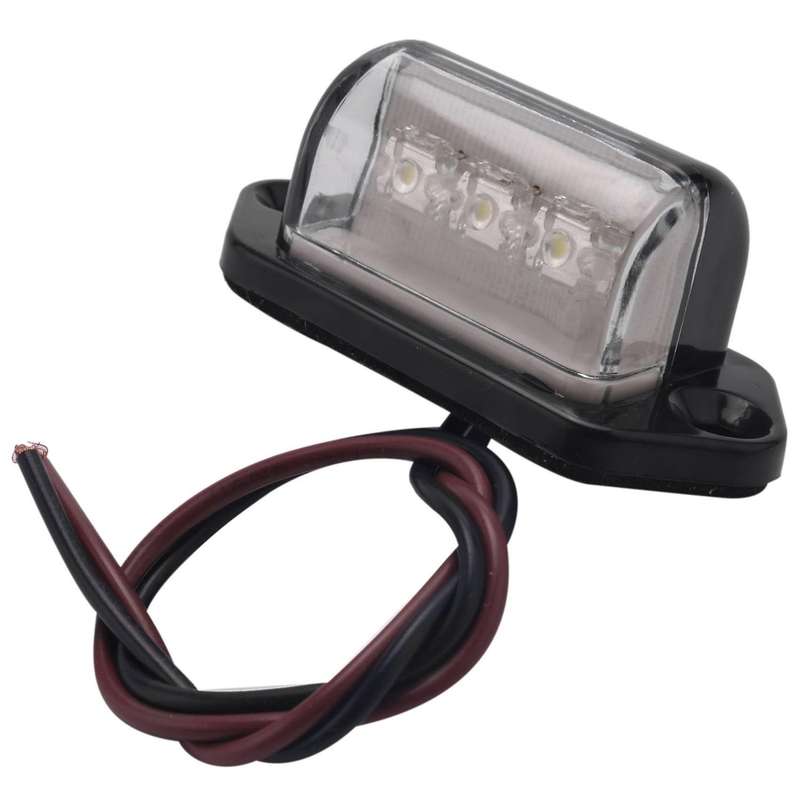 12/24V 3 LED license plate tag light
