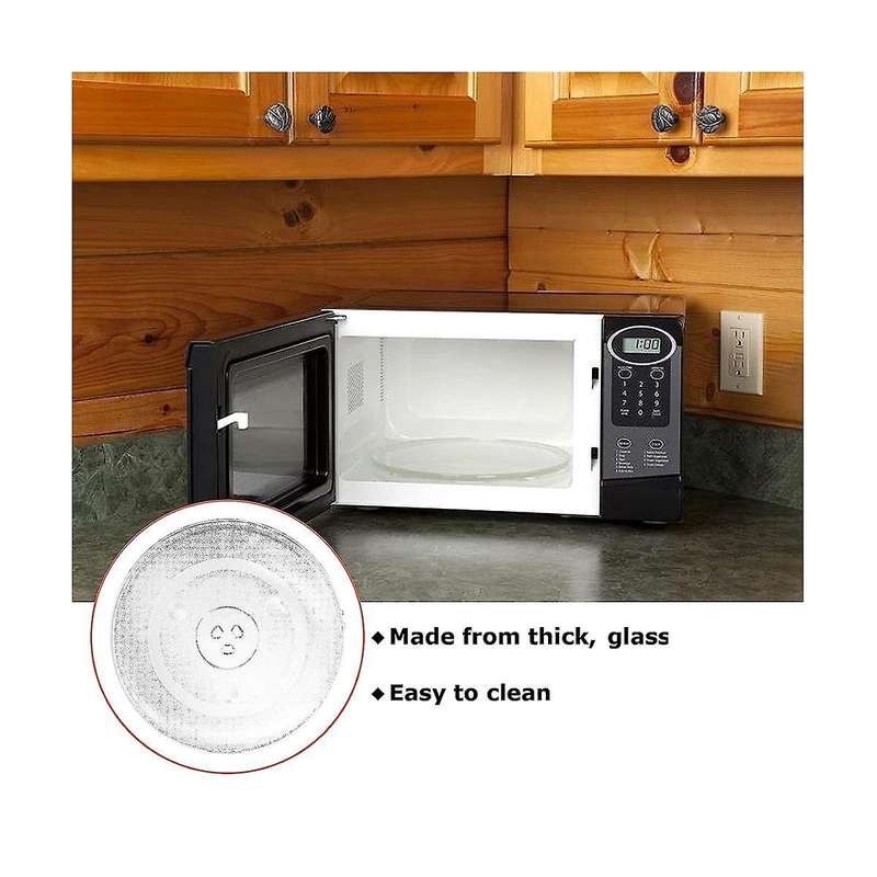 12.5 Inch Universal Microwave Glass Plate Microwave Glass Turntable Plate Replacement For