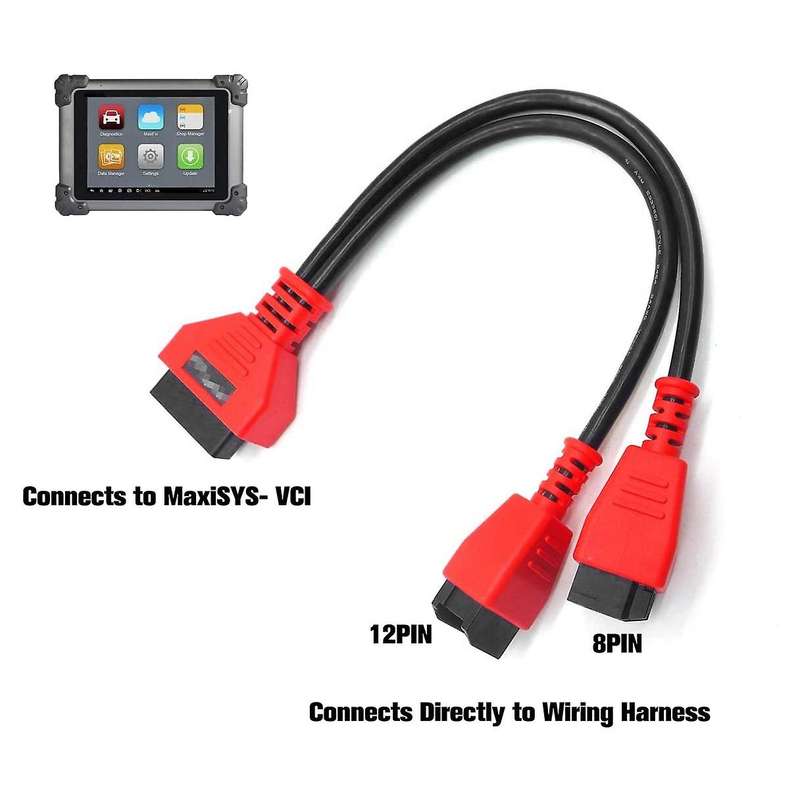 12+8 Pin Programming Cable Connector Cable Adaptor Fit for Maxisys MSCHRY128