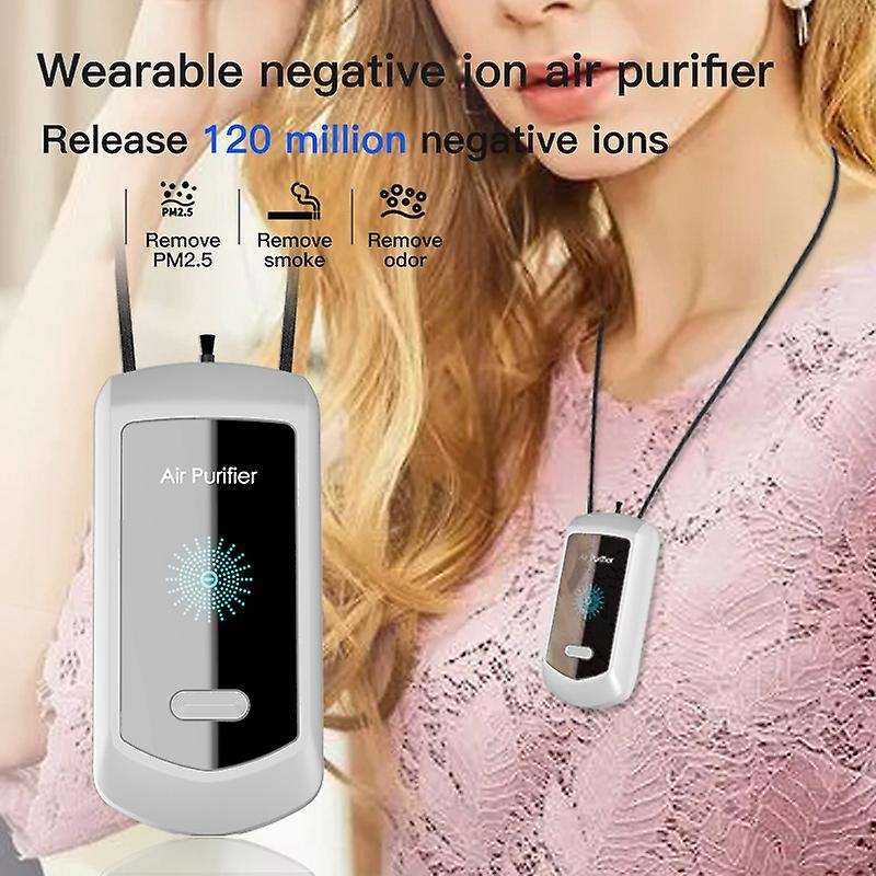 120 Million Negative Ion Air Purifier Personal Wearable Mini Hanging Neck Purifier for Pregnant Wome
