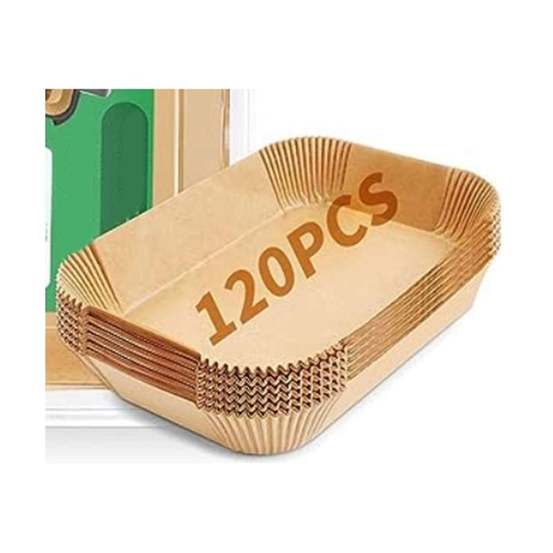 120 Sheets Of Air Fryer Paper Special Paper Liner Oil-absorbing Paper Baking Oven Pad Paper Disposab