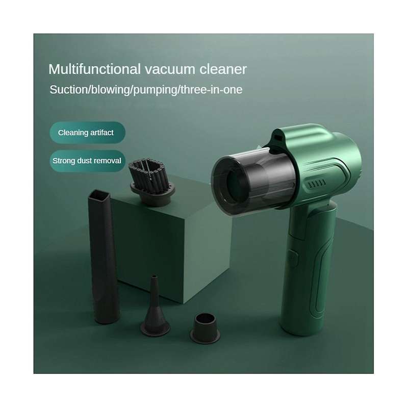 12000pa Car Vacuum Cleaner Wireless Charging Compressed 3 In 1 Air Blower Air Duster Handheld High-