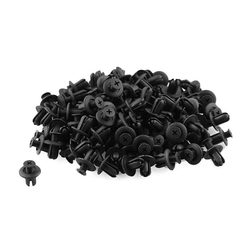 120 X 8mm Car Hole Plastic Rivets Fastener Bumper Pin Clips Clip