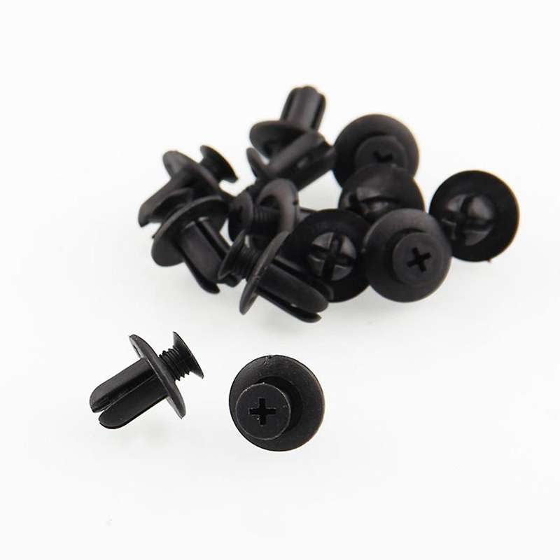 120 X 8mm Car Hole Plastic Rivets Fastener Bumper Pin Clips Clip