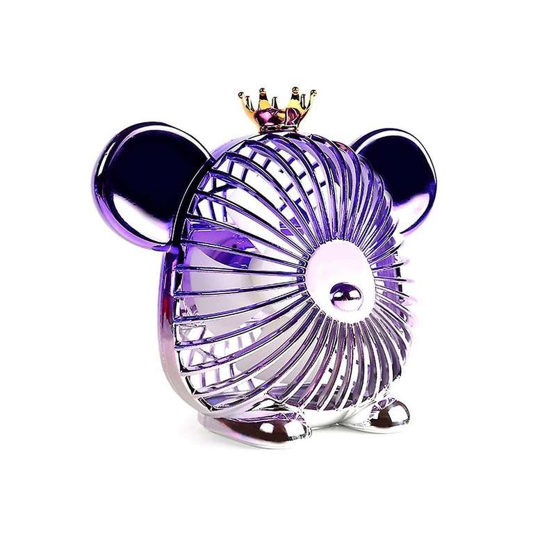1200mah Summer Mini Fan Cute Fan Portable Silent Fan Usb Charging High Wind Power Fan for Office Hom
