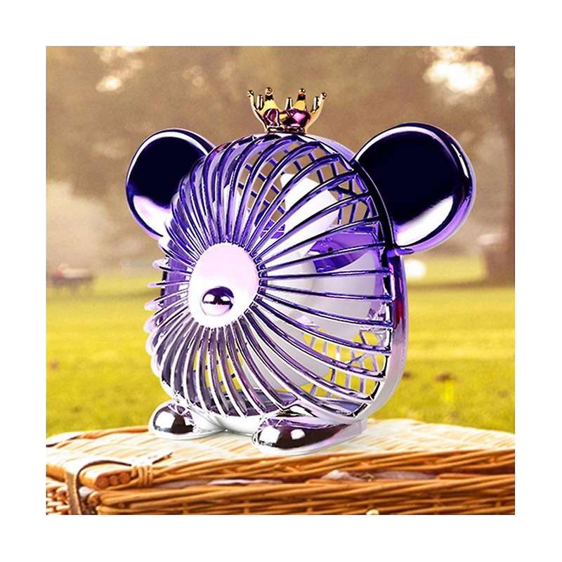 1200mah Summer Mini Fan Cute Fan Portable Silent Fan Usb Charging High Wind Power Fan for Office Hom