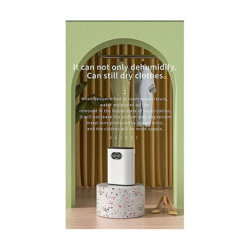 1200ml Dehumidifier Moisture Absorbers Air Dryer Quiet Air Dehumidifier Bedroom Bathroom Eu Plug