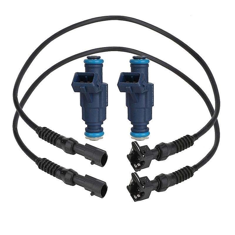 1202863 0280156208 Fuel Injector with Pigtail Harness Set for Rzr Sportsman Efi 700 800 2005-2014