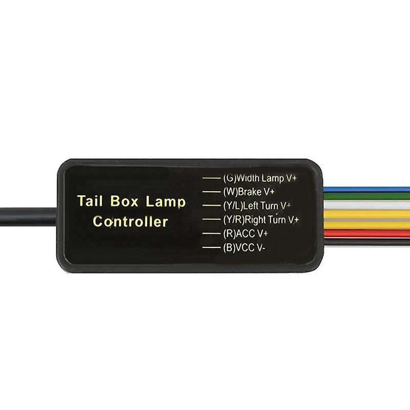 120cm Car Trunk Taillight Color Dynamic Reversing Warning Light Bar 12V Automatic Additional Brake T